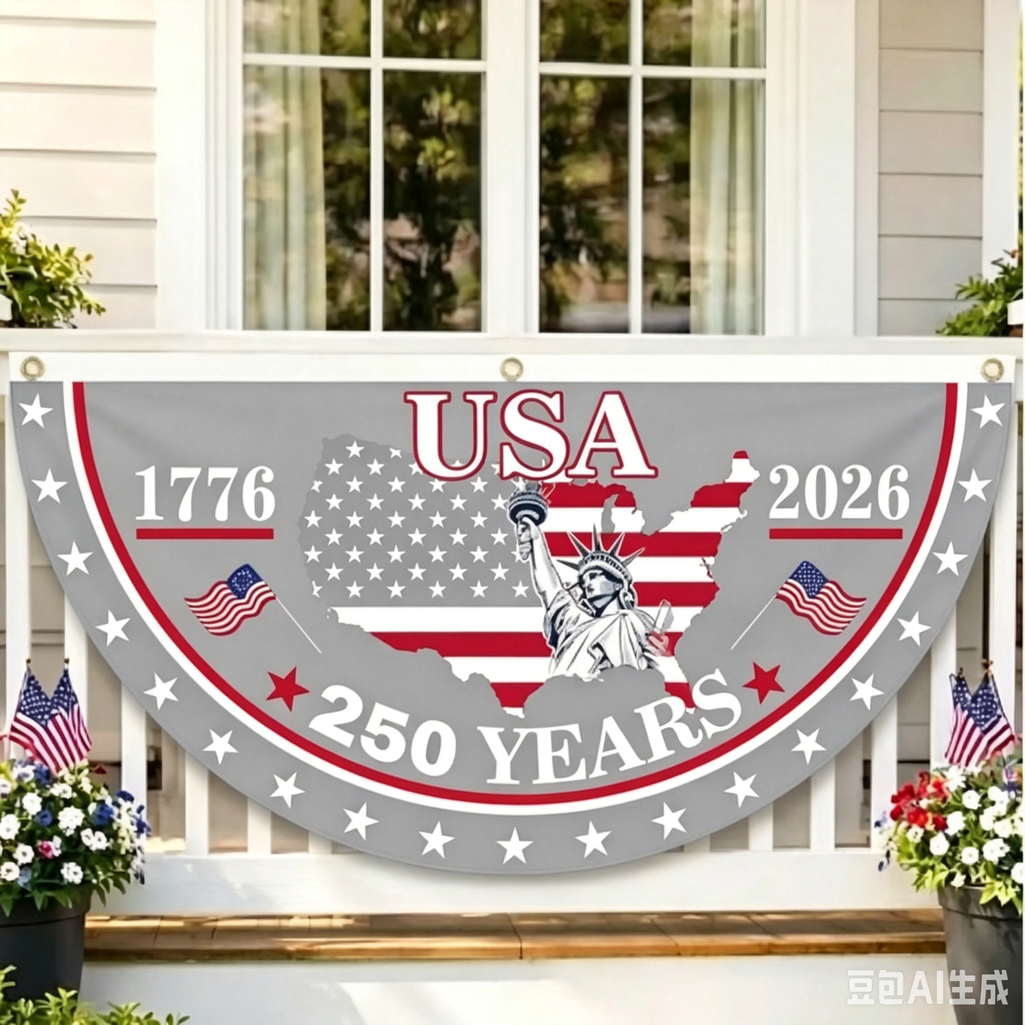 250th Anniversary USA Fan Flag