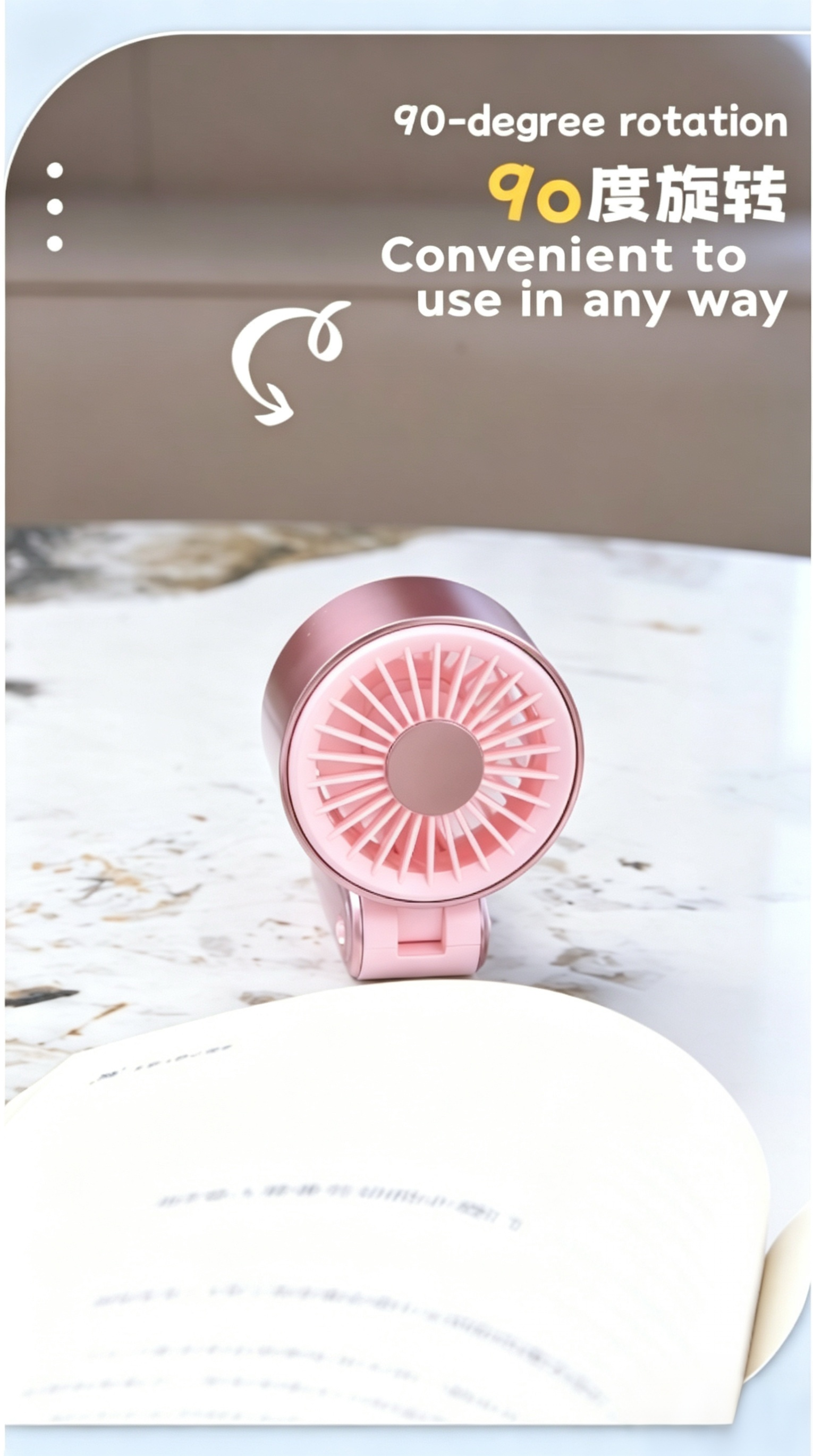 ⚡Mini handheld fan⚡3-Speed USB Charging Small fan with strong airflow! Includes a Type-C charging cable.Your ultimate outdoor cooling companion for summer!