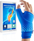 3D Ergonomic Wrist Ice Pack Wrap – Pro Cold & Hot Compression Therapy for Instant Pain Relief
