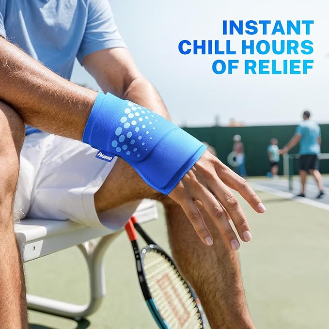 3D Ergonomic Wrist Ice Pack Wrap – Pro Cold & Hot Compression Therapy for Instant Pain Relief